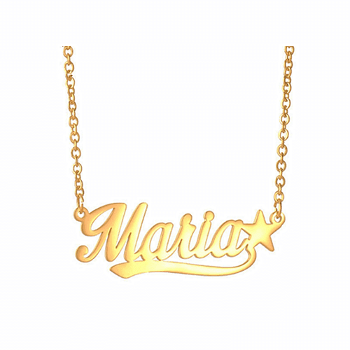 custom signature necklace replica personalised stainless steel name tag jewellery vendors